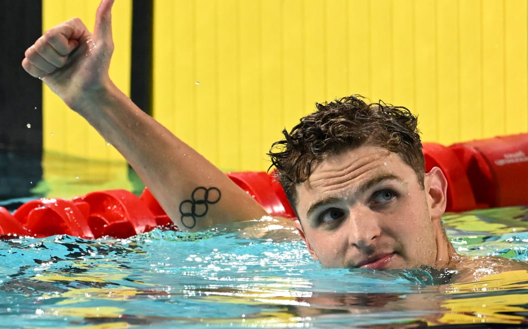 New Zealand swimmer Lewis Clareburt