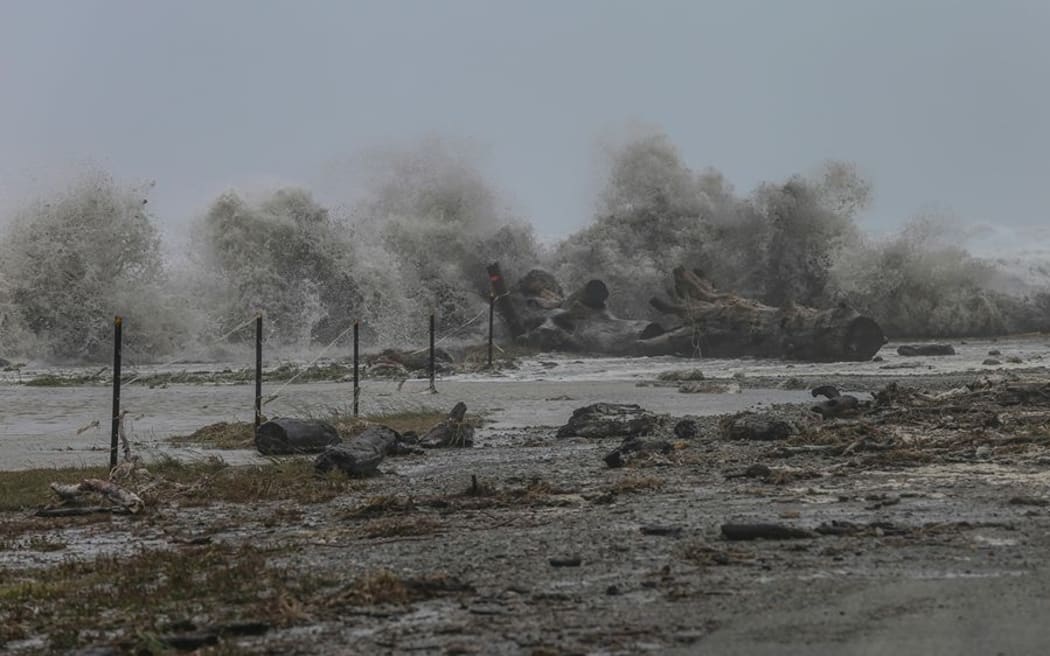 Destruction from storm Fehi on the West Coast.