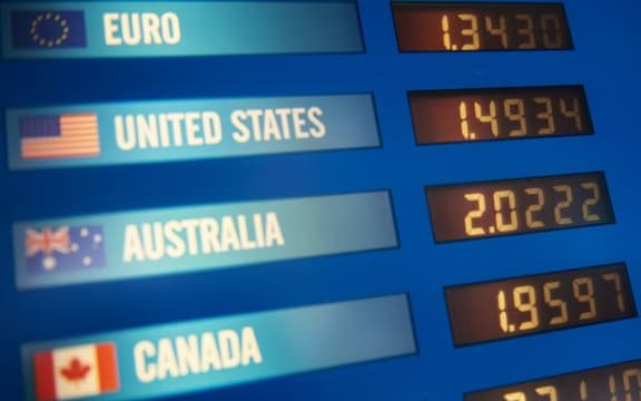 A money exchange in central London displays the post-Brexit rate for sterling on 25 June.