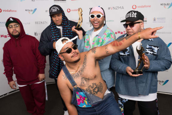 SWIDT won best group and best hip hop artist at the Vodafone New Zealand Music Awards.
