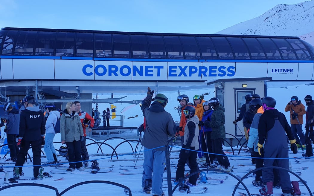 Coronet Peak ski field's first day open on 26 June 2020.
