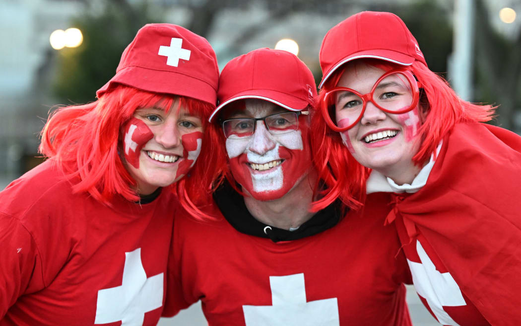 Fans and supporters.
Women's World Cup Group A soccer match between New Zealand Football Ferns and Switzerland in Dunedin, New Zealand, Sunday, July 30, 2023 © image by Andrew Cornaga / www.photosport.nz