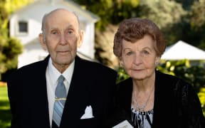 Topp Twins parents, Jean and Peter