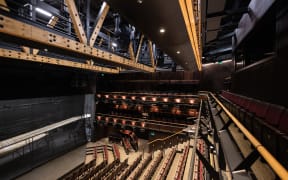 Inside the new Court Theatre in Christchurch.