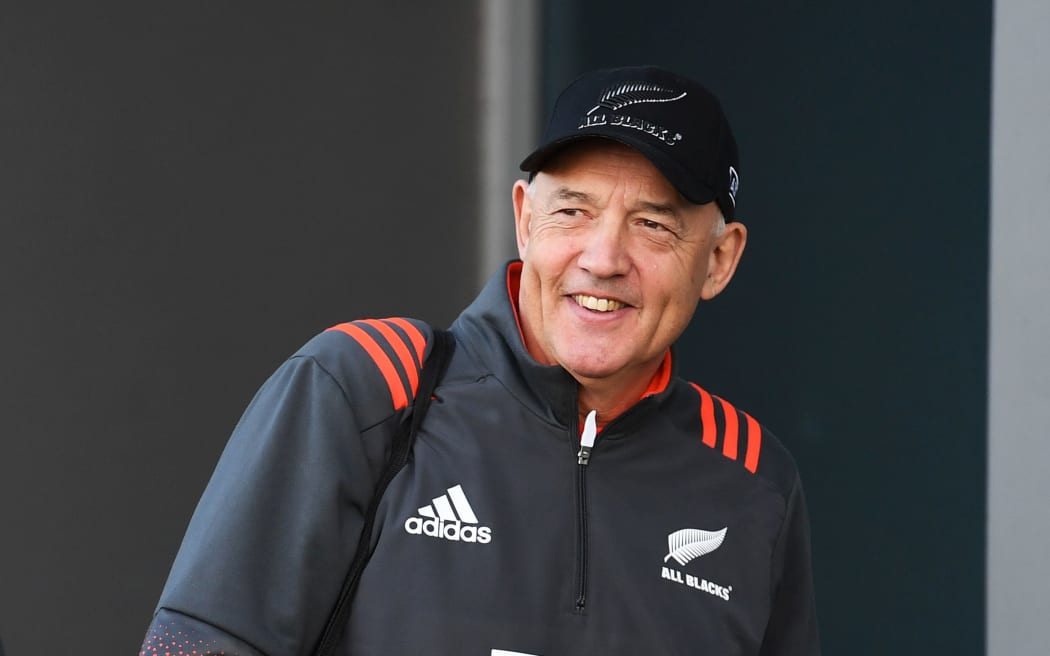 All Blacks mental skills coach Gilbert Enoka arrives to training.