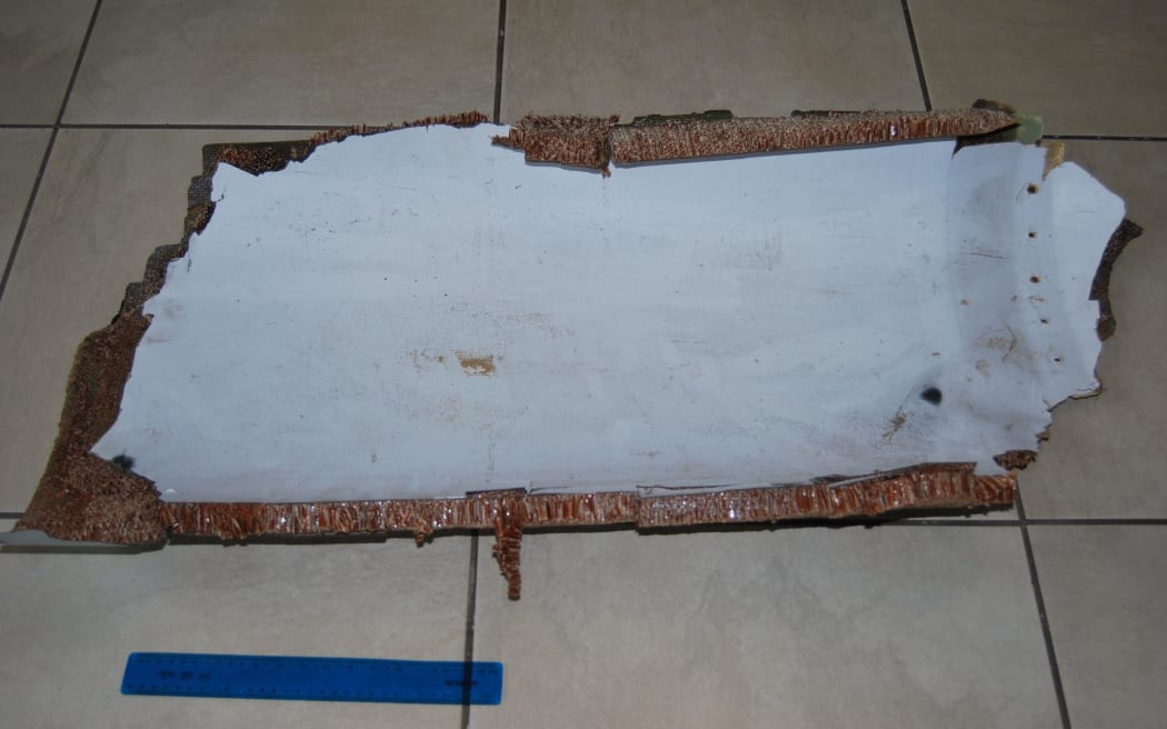 Teenager Liam Lotter told local media he had found this metre-long piece of metal on a beach while on holiday in Mozambique in December, and had taken it home.