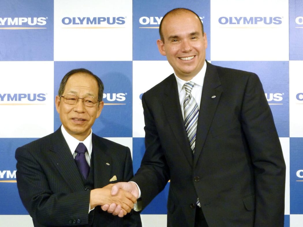 Micheal Woodford and Tsuyoshi Kikukawa