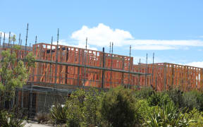 New houses being constructed in Hobsonville Point