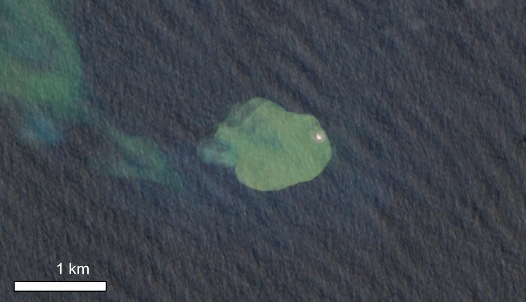 The underwater volcano has erupted near the main island of Tonga.