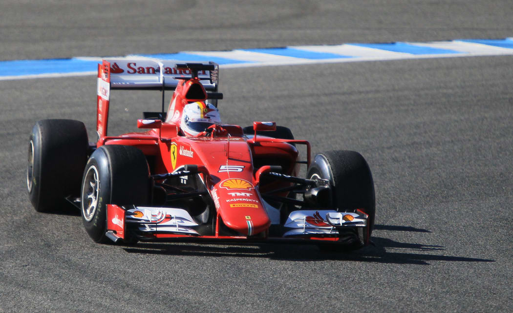 Ferrari driver Sebastian Vettel.
