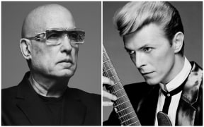 Mike Garson and David Bowie