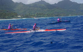 Vaka Eiva outrigger canoe competition.