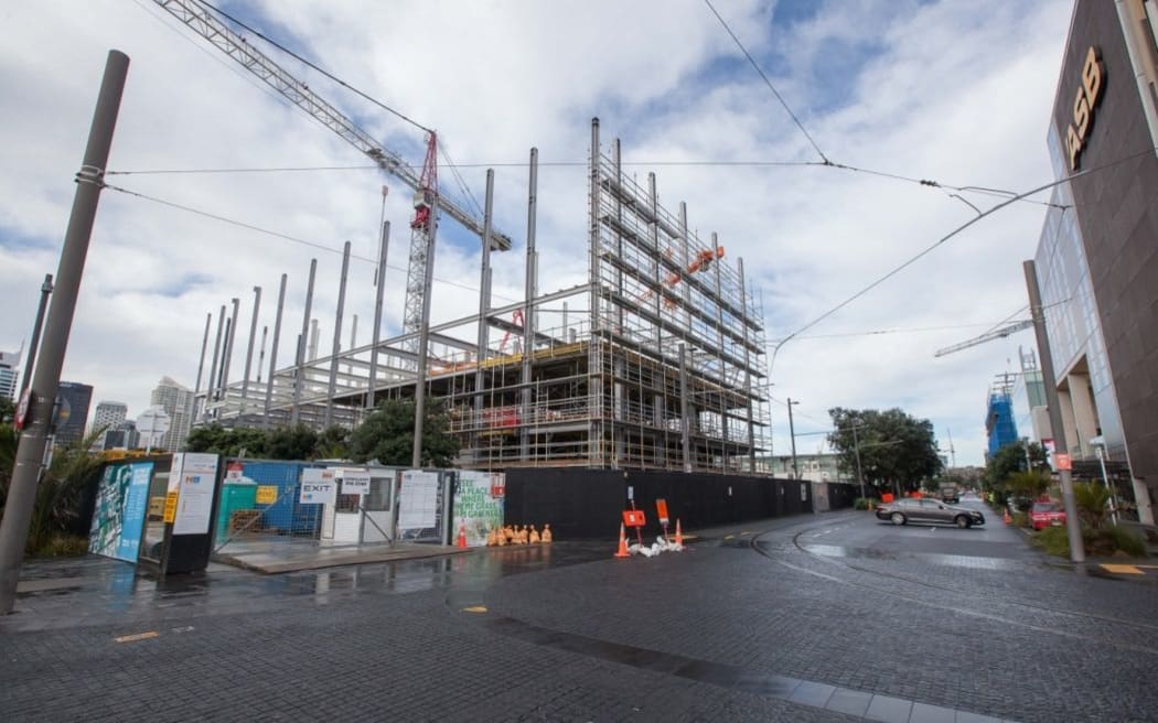 The Park Hyatt hotel pictured under construction in August 2017.