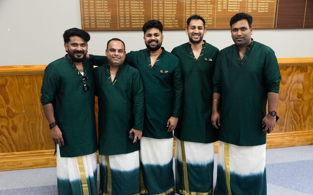 Auckland's Malayali community dressed in traditional attire to celebrate Onam.