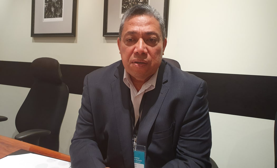 Chief executive of Tonga's Ministry of health Dr Siale Akauola.