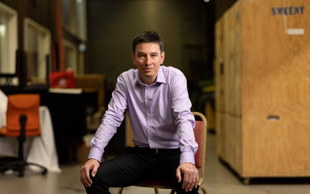 General Director of New Zealand Opera, Brad Cohen photographed at their Auckland studio. 01 July 2023