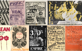 Dunedin Sound posters in the Hocken Collection.