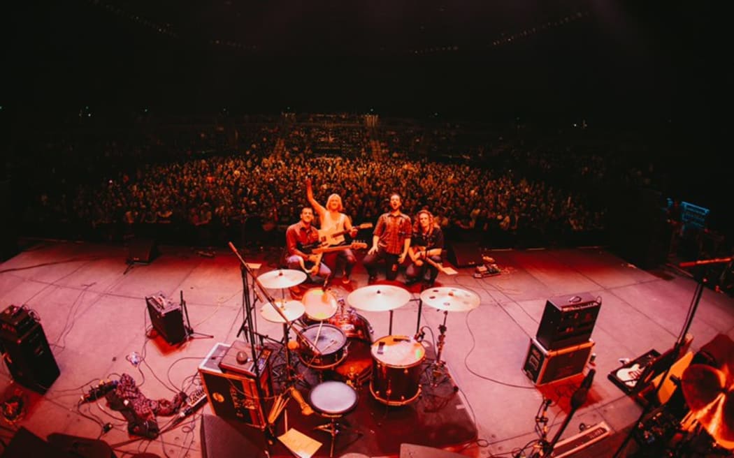 Butlers live on stage at Spark Arena