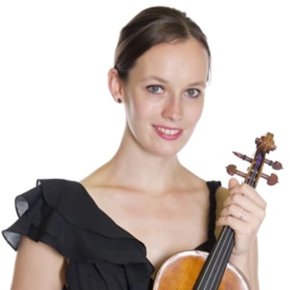 Violin player Monique Lapins.