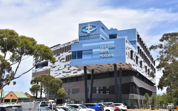Werribee Mercy Hospital says it’s investigating the incident. (ABC News: Margaret Paul)