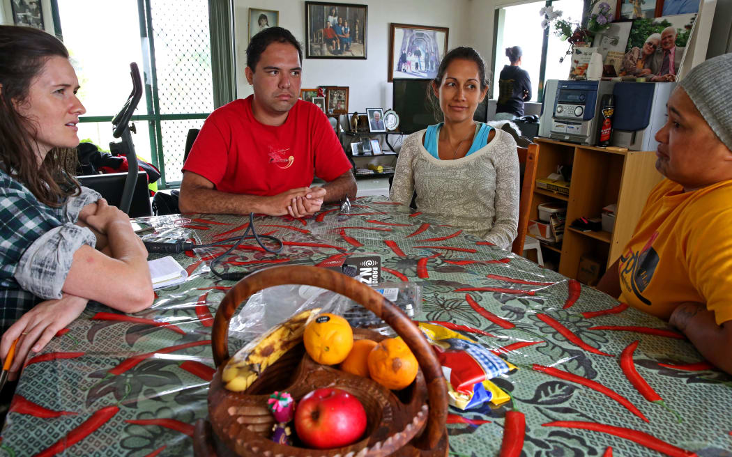 Left to right: Nicole Pryor, Tematangi Colombani, Caroline Raimbault and Hera Ngata-Gibson.