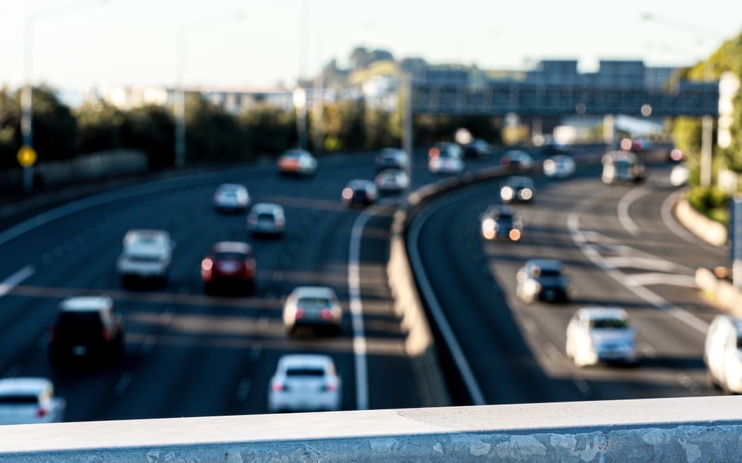 Traffic on Auckland motorway