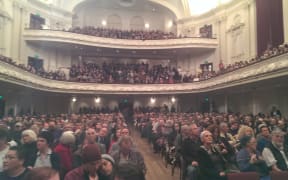 Auckland town hall on Monday night.