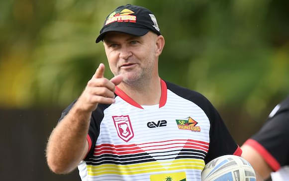 Papua New Guinea Hunters coach Matt Church.