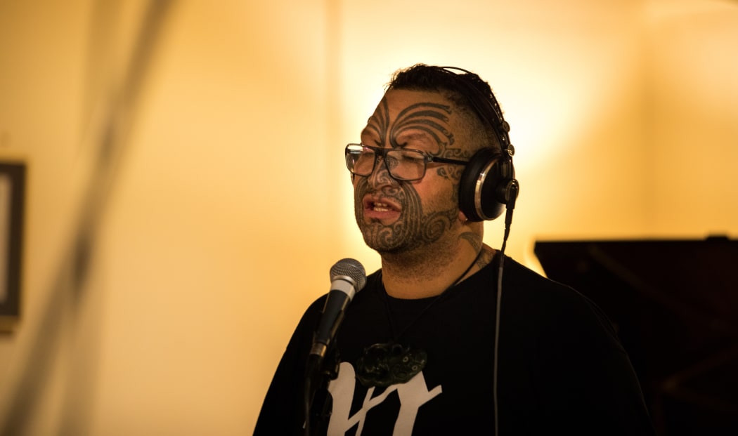 Behind the scenes of a rehearsal with Rob Ruha at recording studio The Lab.