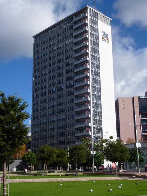 The Civic Administration Building is too small for the merged Auckland Council.