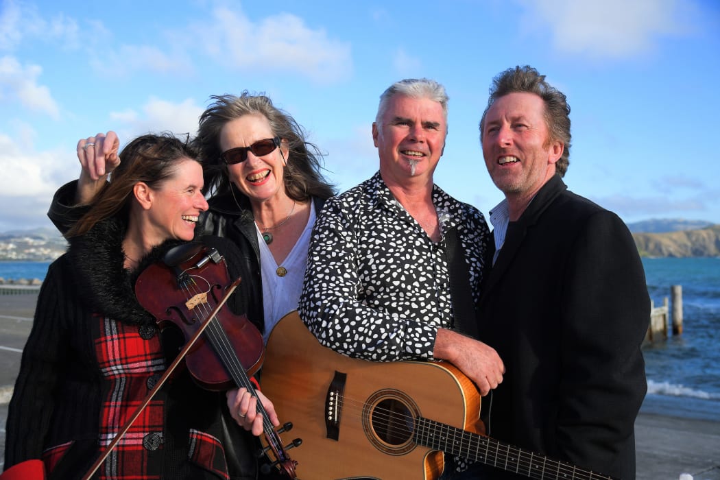 Hobnail band photoshoot in Days Bay, Wellington, New Zealand on Sunday, 19 June 2016. Photo: Dave Lintott / lintottphoto.co.nz