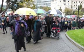 About 300 demonstrated against the proposed closure of Turakina Māori Girls' College.