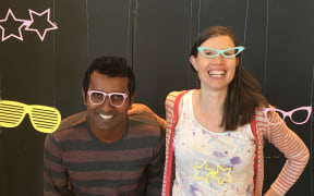 Ravi Dass and Stephanie Hill of Mr Foureyes