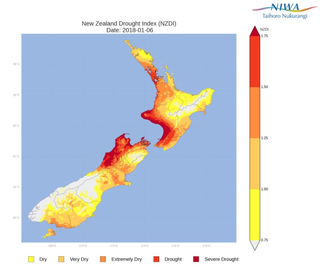 The New Zealand Drought Monitor.