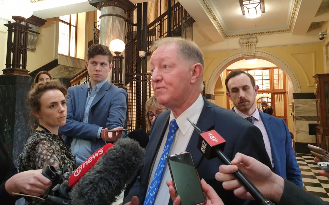 National MP Nick Smith after he was named by the speaker and suspended from Parliament for a day.