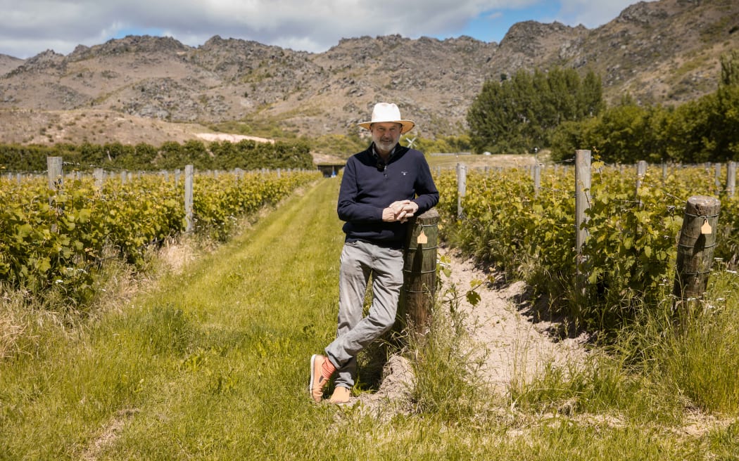 Sam Neill at Red Bank, headquarters for his Two Paddocks wine label