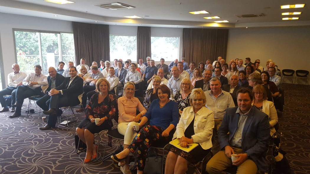 National Party MPs at its annual caucus retreat.