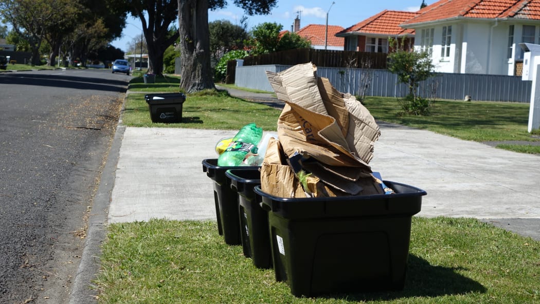Hundreds of Napier residents have complained about their recycling not being picked up.