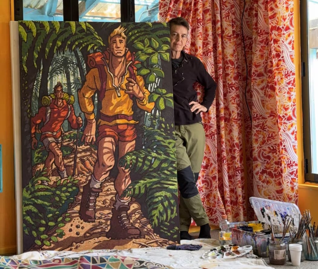 The task of deciding the value and distribution or sale of the artworks and copyrights in them has been handed to the Family Court.