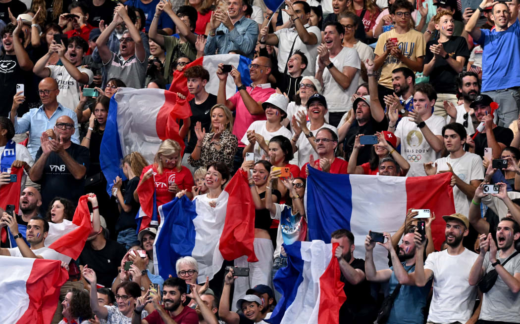 French Olympic spectators.