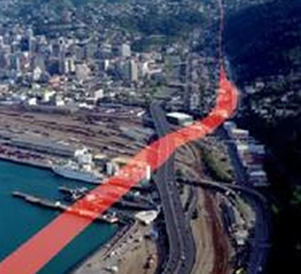 The Wellington Fault runs through the central city.