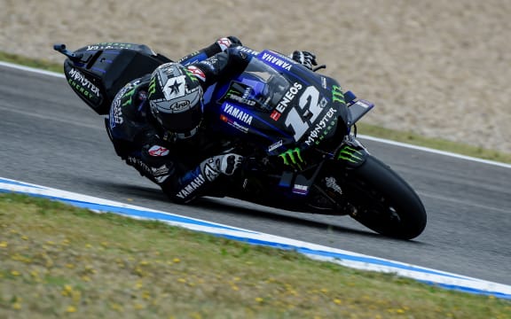Maverick Vinales of Yamaha MotoGP