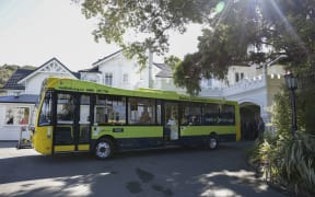 One of the new buses being rolled out in Wellington.