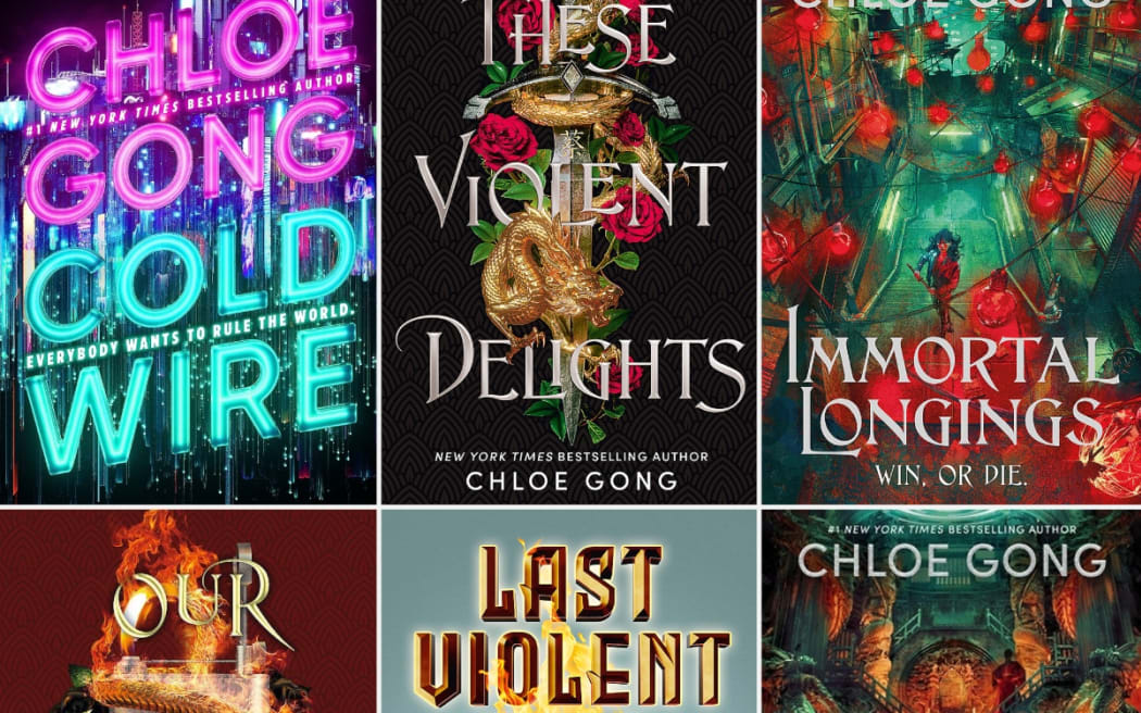 A compilation of the various books written by Chloe Gong.