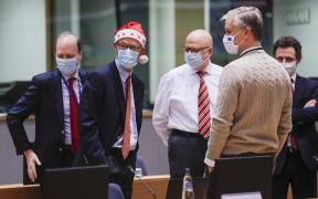 European ambassadors during the briefing of European Union member states in Brussels on 25 December.