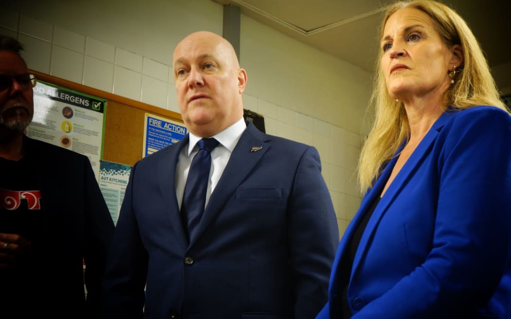 Prime Minister Christopher Luxon and Tourism and Hospitality Minister Louise Upston make the announcement in Auckland.