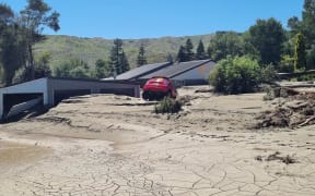 Flood damage in the Esk Valley in Hawke’s Bay.