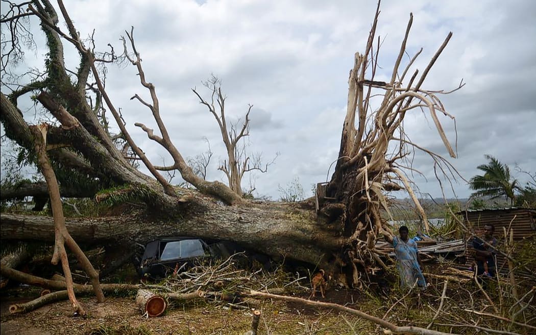Damage around Freshwota, Port Vila.