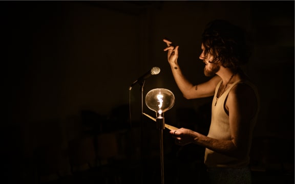 Alexander Wright in Helios at the Edinburgh Fringe