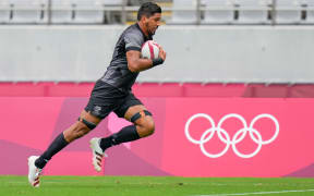 New Zealandâs Amanaki Nicole. New Zealand v Great Britain,  Mens rugby sevens semi final, Tokyo 2020 Olympic Games. Tuesday 27th July 2021. Mandatory credit: Â© John Cowpland / www.photosport.nz